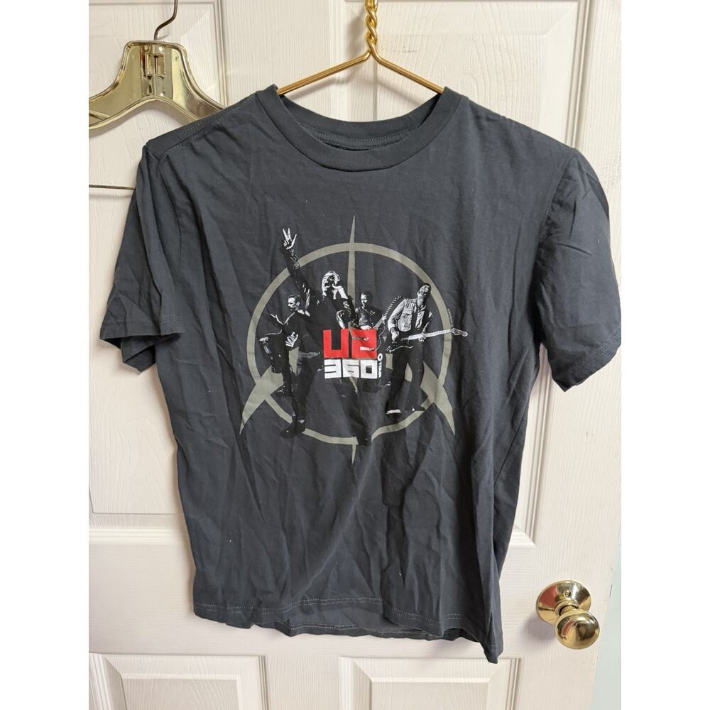 U2 Shirt Concert 2009 U2 360 Tour Tee Casual Rock Ireland Bono Band T Small 36w